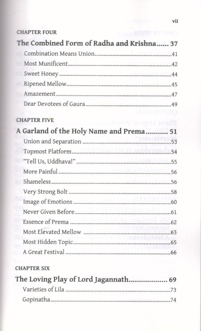 Embankment of Seperation — Contents page 2
