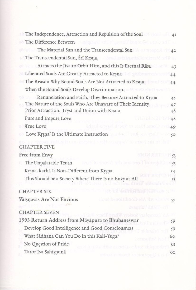 Envy — Contents page 5