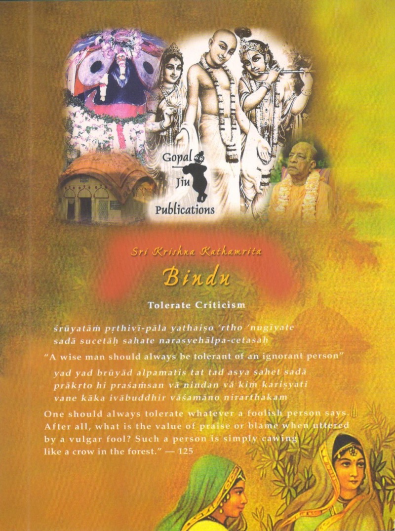 KK Bindu 6 — Back Cover