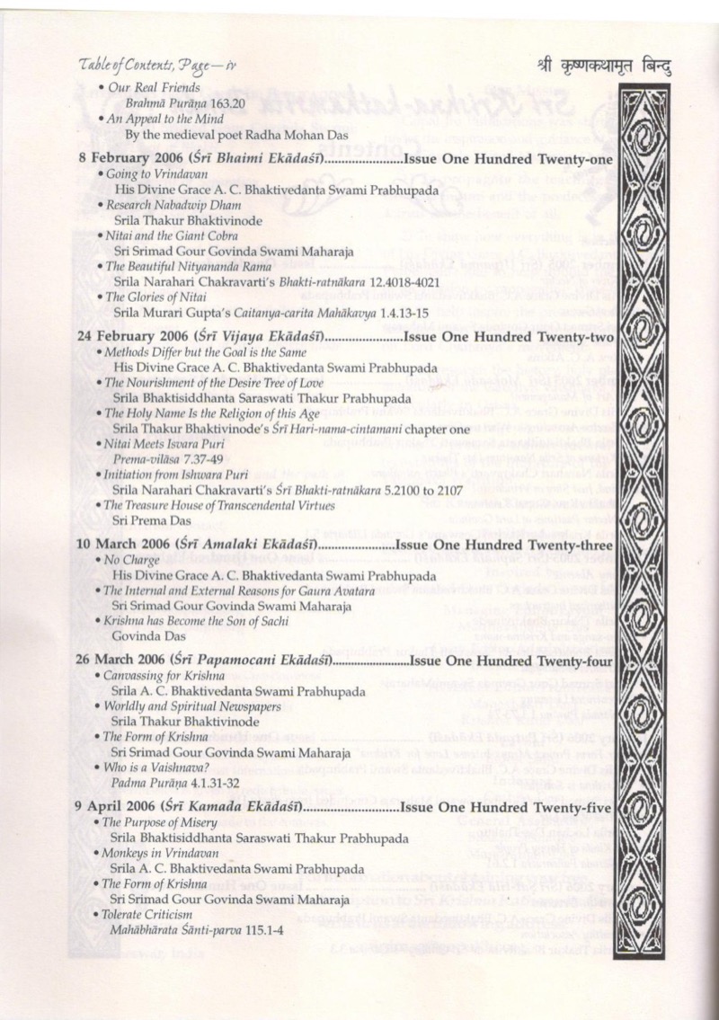 KK Bindu 6 — Contents page 2