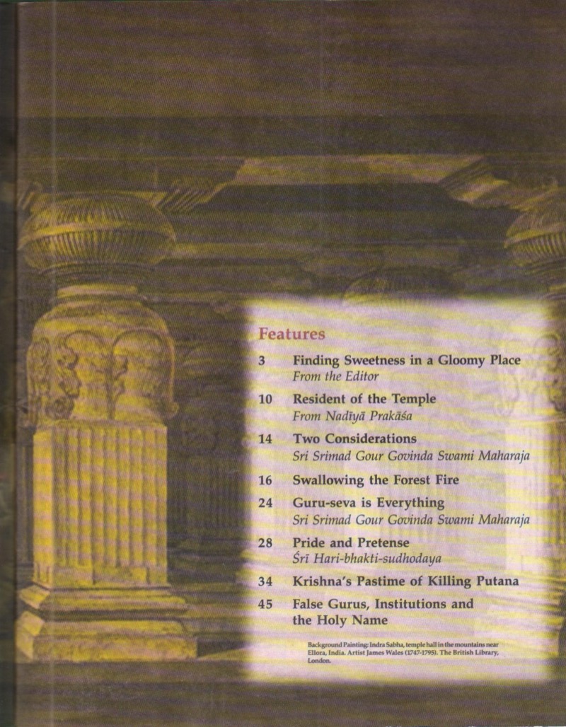 Krnsa Kathamrita vol 10 (Putana, False Guru and Institutions) — Contents page 2