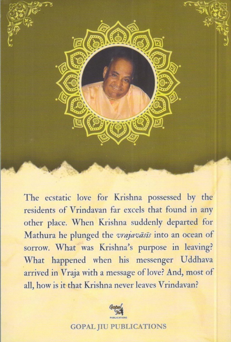Mathura Meets Vrindavan — Back Cover