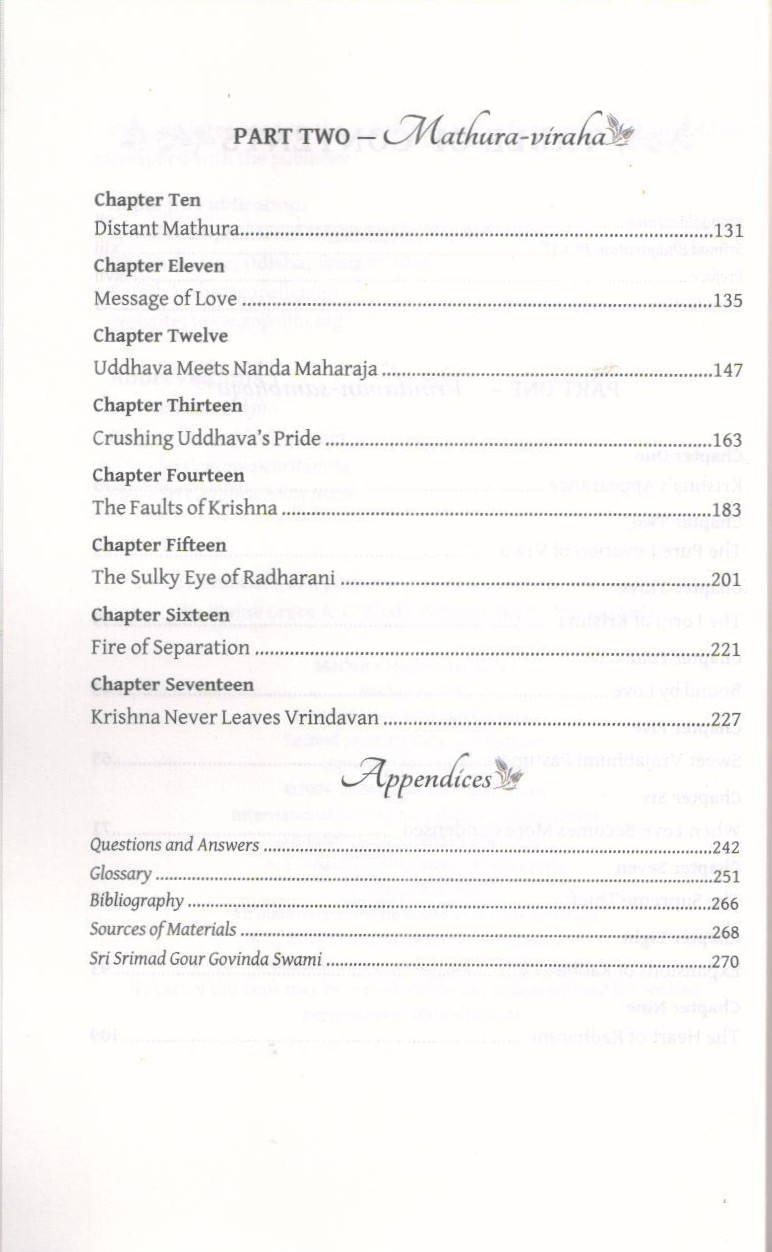 Mathura Meets Vrindavan — Contents page 2