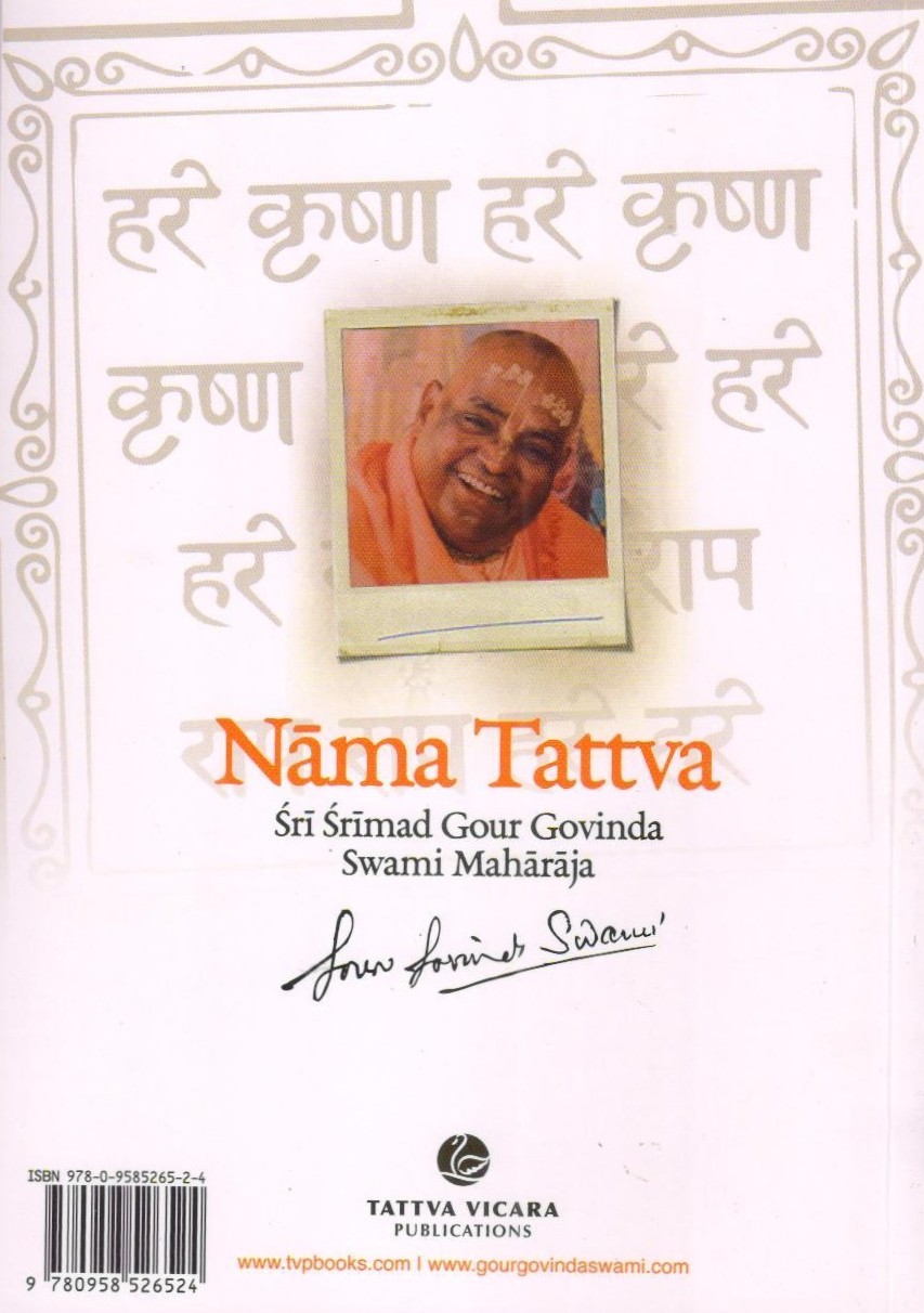 Naam Tattva — Back Cover