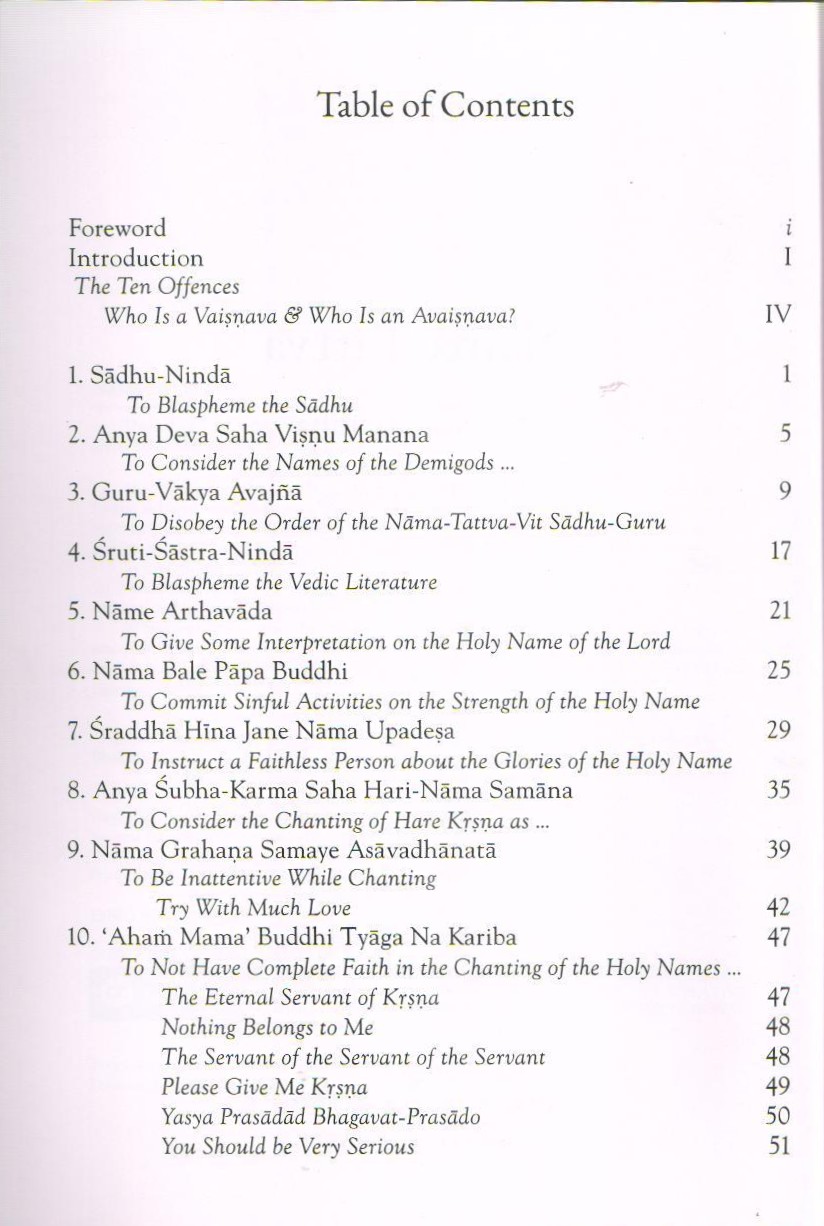 Naam Tattva — Contents page 1