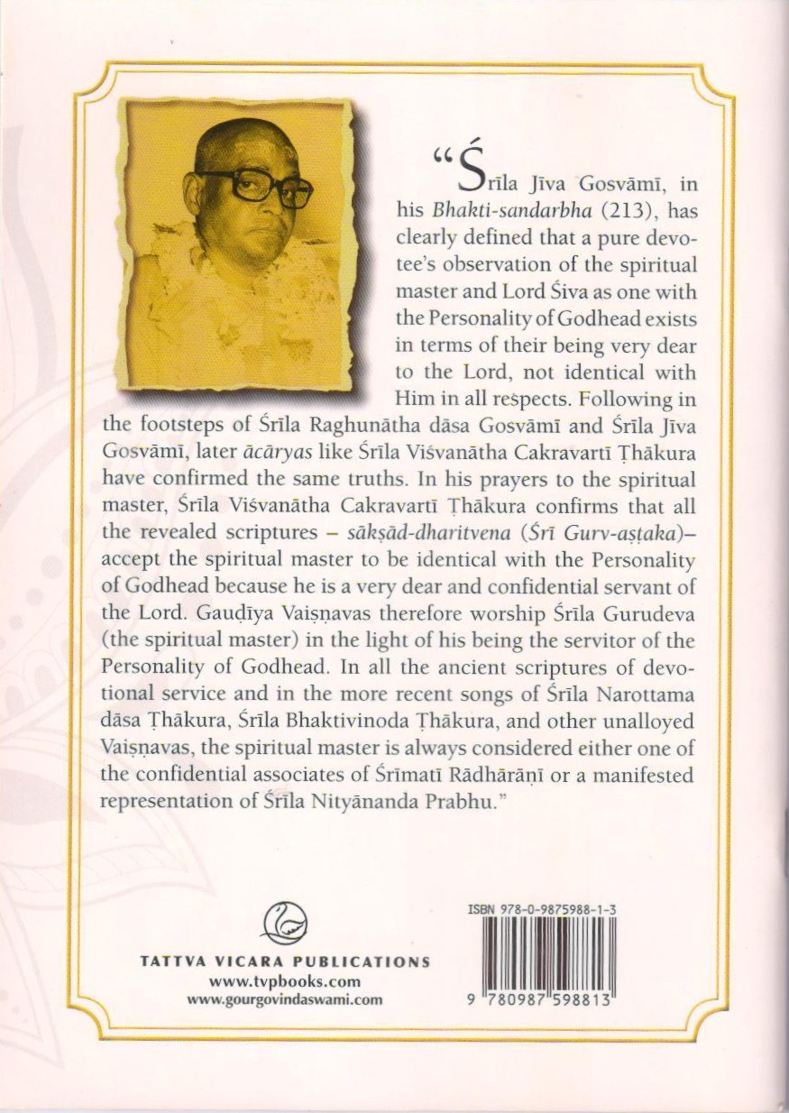 Solid Gold Guru Tattva — Back Cover