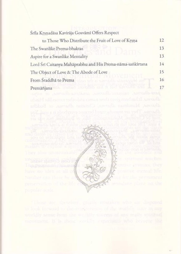 Sri Gauranga Samaj — Contents page 2