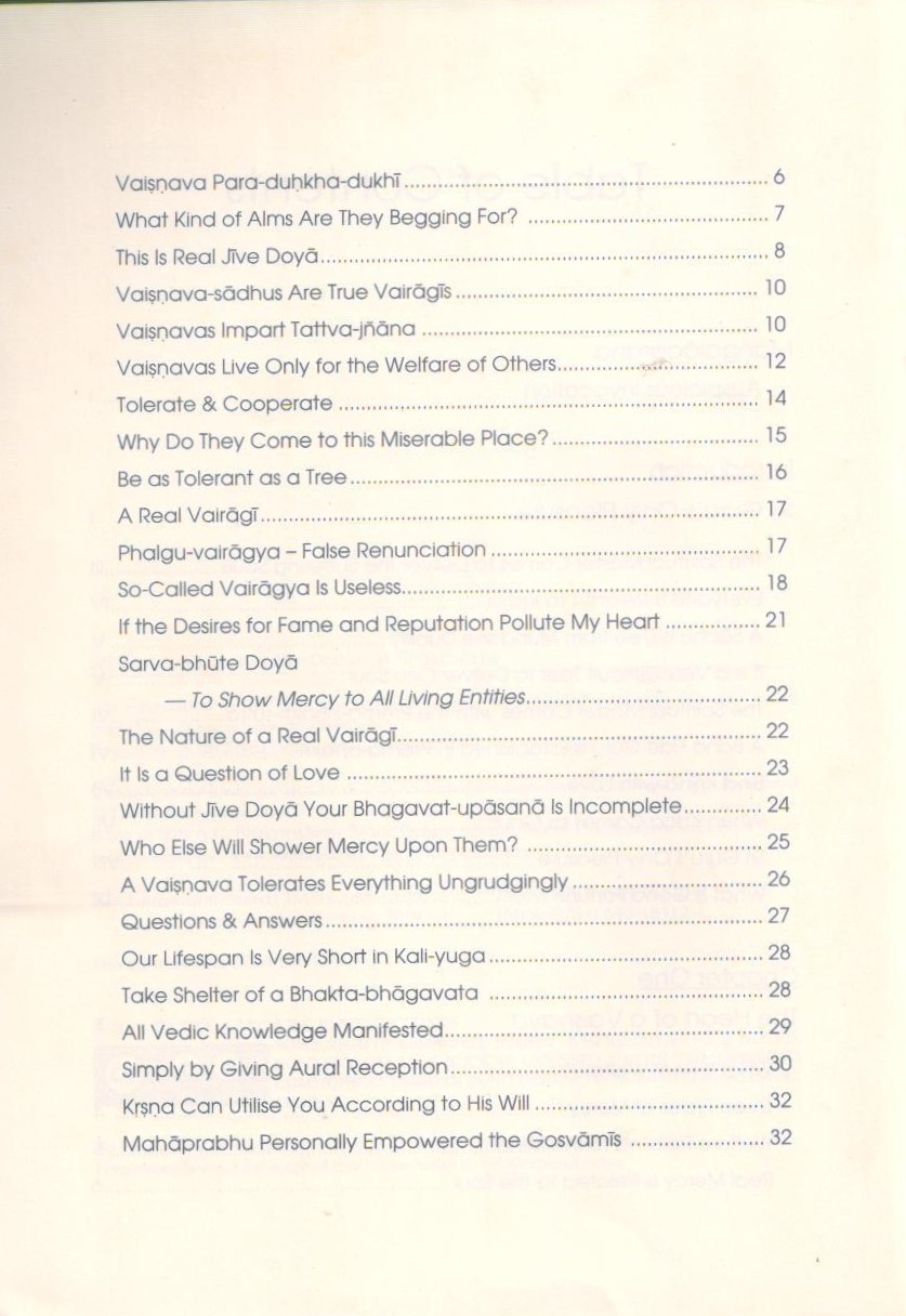 Sri Guru II — Contents page 2