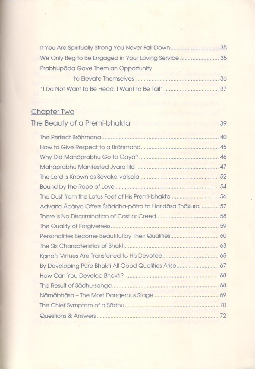 Sri Guru II — Contents page 3