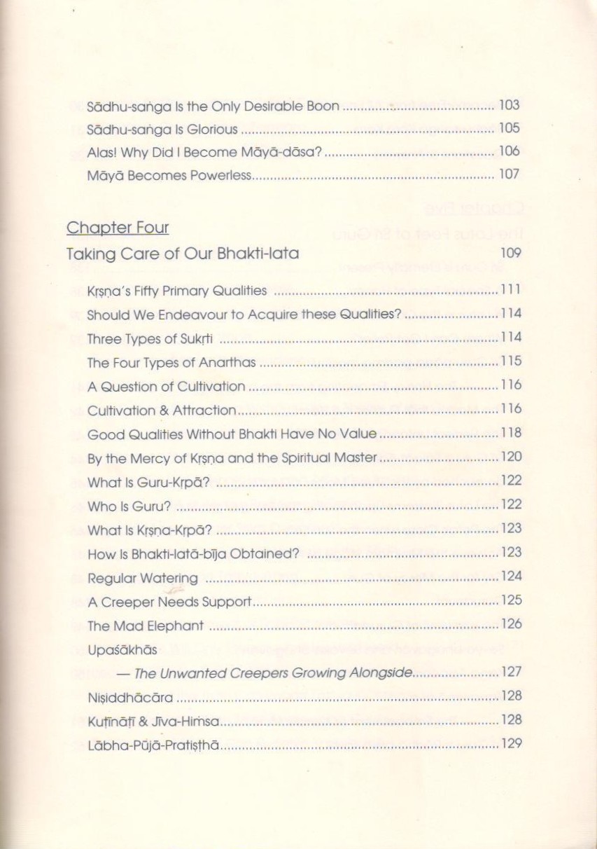 Sri Guru II — Contents page 5