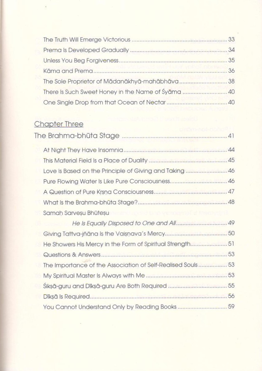 Sri Guru III — Contents page 3
