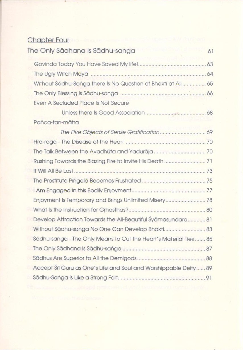 Sri Guru III — Contents page 4