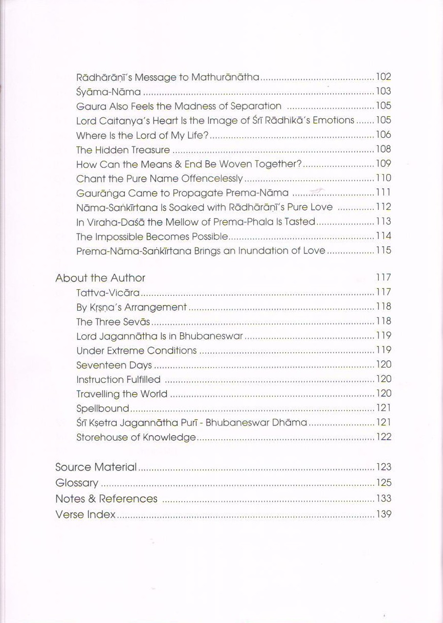 Suddha Naam Bhajan (New Cover) — Contents page 4